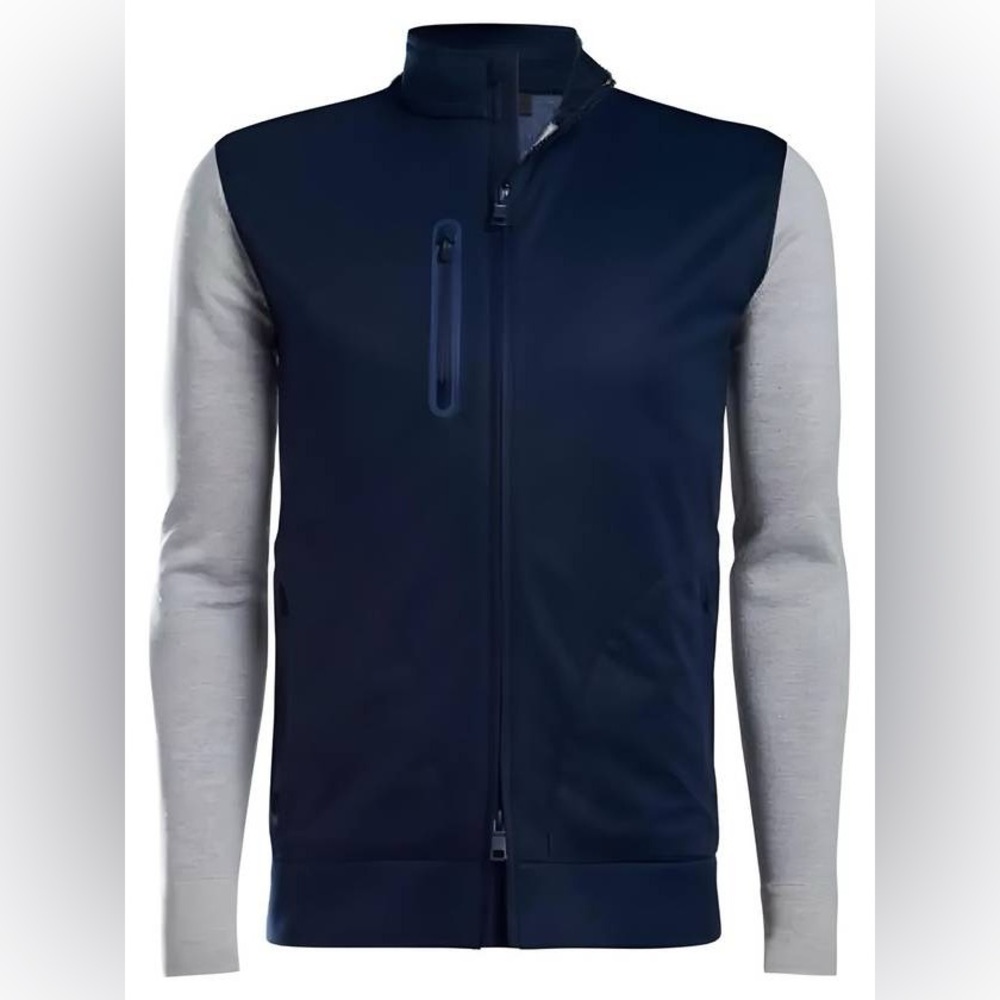 G/FORE Navy and Gray Men's Jacket